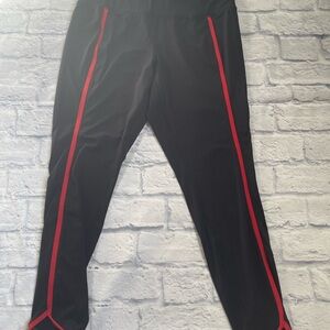 Livi Active Black & Red Leggings